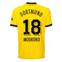 Borussia Dortmund Youssoufa Moukoko #18 Kotipaita 2023-24 Lyhythihainen